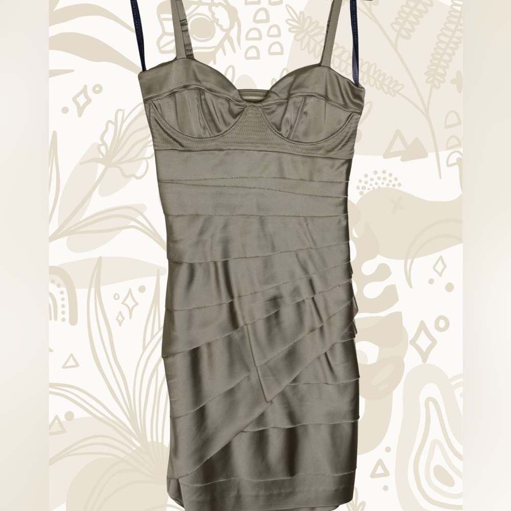 Vera Wang Lavender Label Champagne Dress
